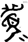 眉字金文源流