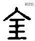 钅字六书源流
