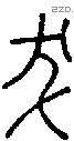 犮字说文字源