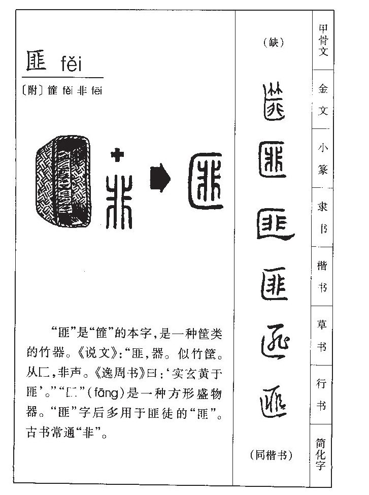匪字字源字典