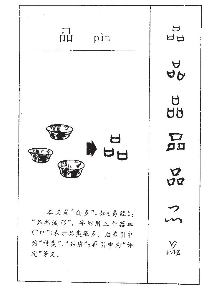 品字字源字典