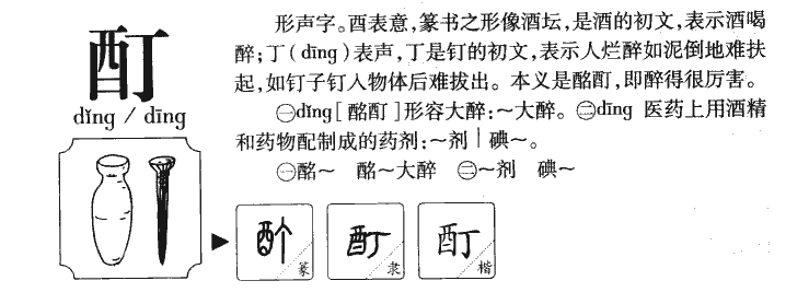酊字字源字典